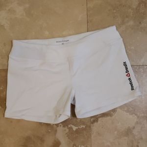 Reebok Crossfit Booty Shorts White